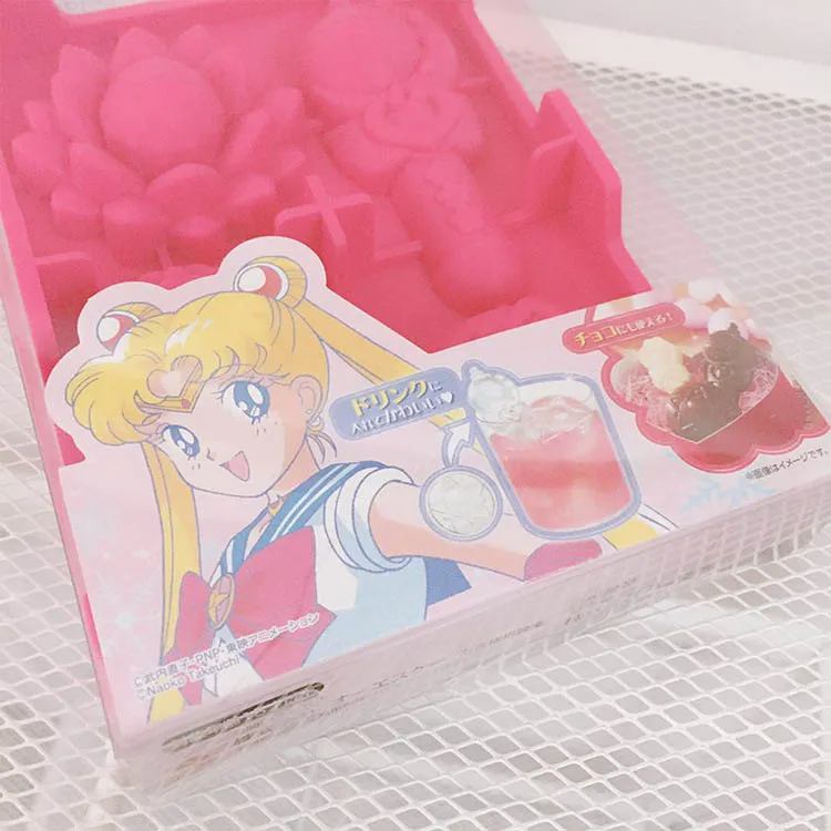 sailor moon rod wands crystal star compact ice cube mold Tray Ice Cream Makers