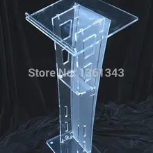 Прозрачный акриловый Подиум/прозрачная акриловая фурнитура простой Твердый. Акриловый пультоп. Акриловый подиум плексиглас