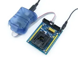 M16 + ADPII ATmega16 ATmega32 TQFP44 AVR программный адаптер тестовое гнездо