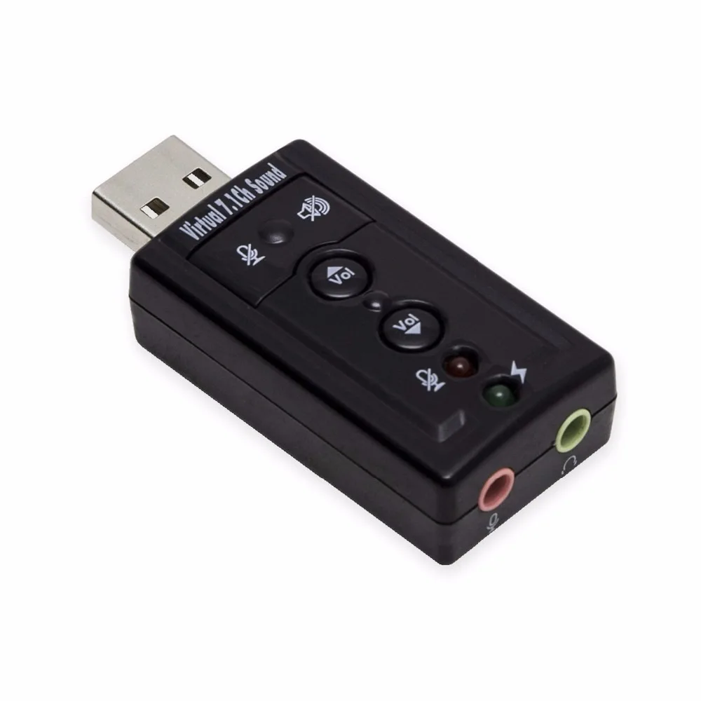 External USB Sound Card 7.1,Ugreen Stereo USB Sound Card Mic Speaker Audio Jack 3.5mm Cable Adapter for PC Laptop Free Drive