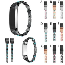 Ремешок для часов из нержавеющей стали для женщин и девушек, ремешок для путешествий, ремешок для Fitbit Alta HR/Fitbit Alta 15J, Прямая поставка