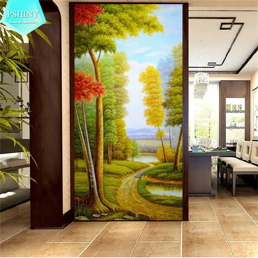 

5D DIY Diamond embroidery pastoral landscape home decor 100% Picture round or square rhinestone Diamond painting cross stich