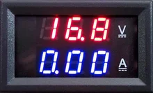 

DC 100V 10A Voltmeter Ammeter Blue + Red LED Amp Dual Digital Volt Meter Gauge TOP Quality