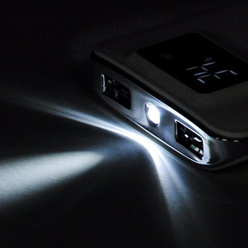 Мощность Bank 20000 мАч Quick Charge Dual USB внешняя Батарея портативный зарядное устройство