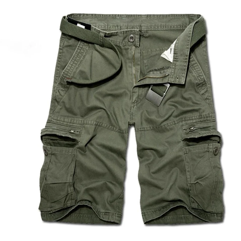 

Summer army green wind waist five pants pants shorts cotton men's multi-pocket pants free shipping