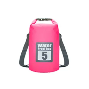 5L/10L/15L/20L/30L плавательные водонепроницаемые сумки для хранения сухой мешок для каноэ каяк рафтинг на открытом воздухе спортивные сумки для путешествий комплект оборудования - Цвет: Pink 5L