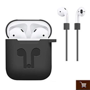 EKIND защитный чехол для Apple Airpods, силиконовый чехол для AirPods, чехол для зарядки, Бесплатный Шнур, гарнитура для Airpods, чехол