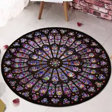 Индийский ковер "мандала" Круглый квадратный напольный коврик хиппи домашний декоративный богемский ковер пляжный коврик для йоги высокое качество