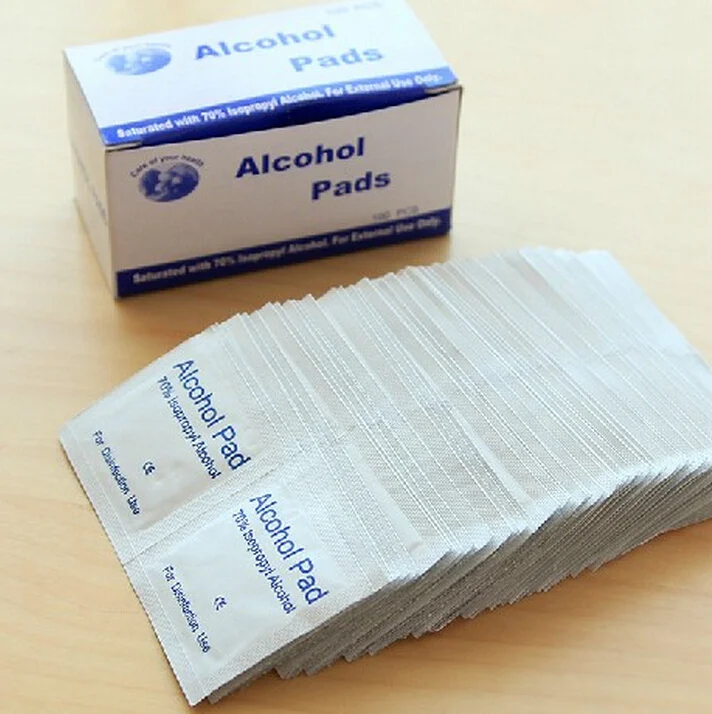 disposable alcohol wipes