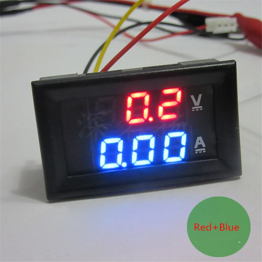 DC 100V 10A 50A 100A Mini Digital Voltmeter Ammeter Voltage Current Meter  (6)