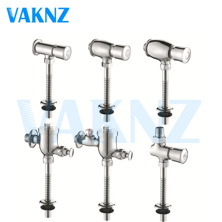 

High quality copper time dely push button urinal button flush ,delay urine valve Toilet Valve Hotel Hand Pressing Flushing Tool