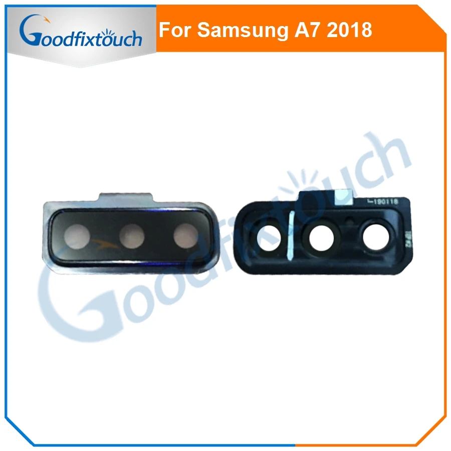 5 шт. для Samsung Galaxy A7 2018 A750F A750 новый корпус задняя крышка рамка камера стеклянный