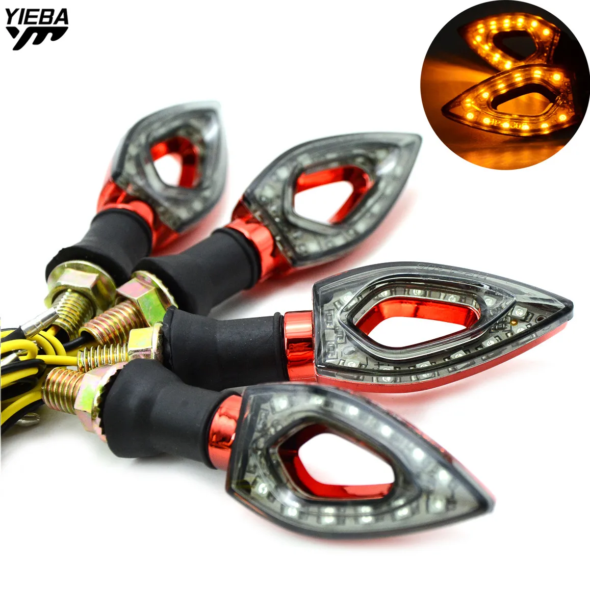 Universal Motorcycle modified turning signals light Super bright waterproof LED Steering light FOR YAMAHA SUZUKI KAWASAKI HONDA