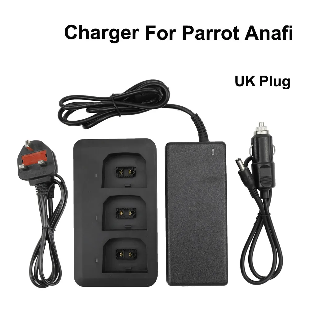 Для Parrot ANAFI Дрон мульти-батареи баланс быстрое зарядное устройство адаптер и автомобильное зарядное устройство вертолет Дрон аксессуары 0130 - Цвет: C