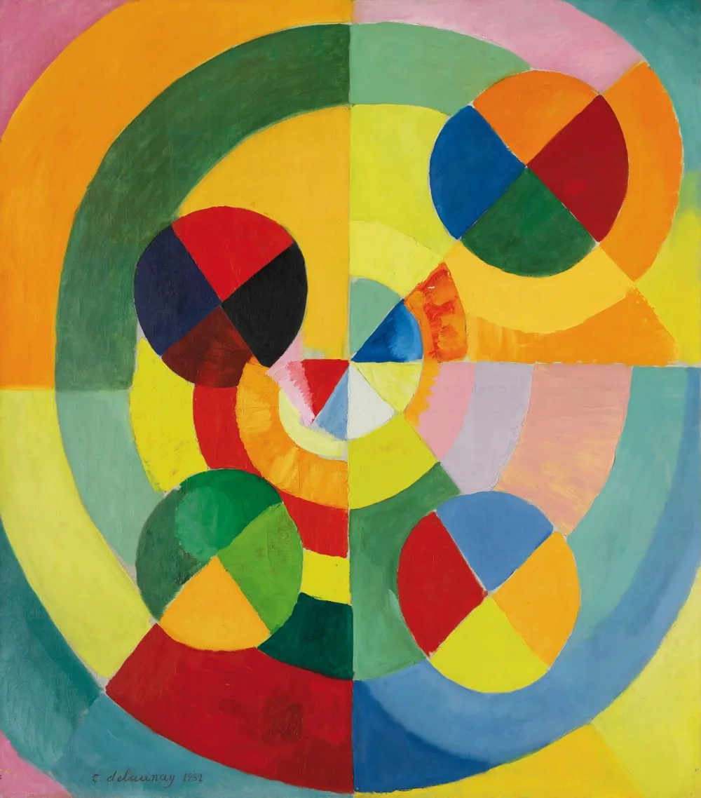 

High quality Oil painting Canvas Reproductions Rythme, Joie de Vivre by Robert Delaunay hand painted