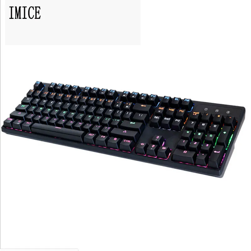  IMICE wired mechanical keyboard notebook PC universal color backlight waterproof 104 key cap for pl