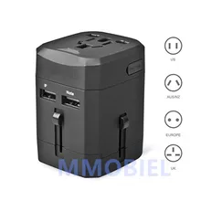 MMOBIEL Универсальный Travel Adapter Мощность адаптер Электрический Вилки розетки адаптер конвертер USB путешествия розетки Мощность Зарядное устройство