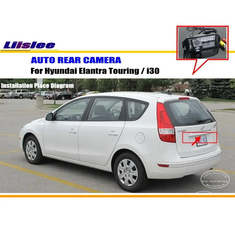 Liislee автомобильная парковочная камера/камера заднего вида для hyundai Elantra Touring/i30/камера заднего вида/лампа номерного знака OEM