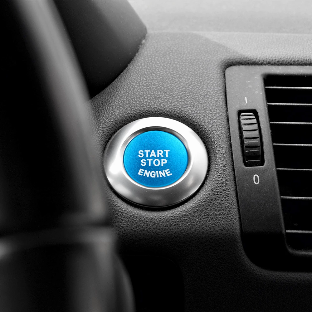 

Switch Decoration Replace Cover Car Styling START Engine Button For BMW STOP Key Accessories Car Stickers