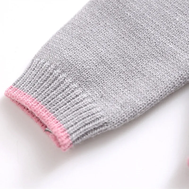 DFXD Baby Girls Knitwear Spring Autumn Long Sleeve Single-breasted Sweaters Fashion Rainbow Spliced Kids Cardigan Sweater 2-8Y DFXD Baby Girls Knitwear Spring Autumn Long Sleeve Single-breasted Sweaters Fashion Rainbow Spliced Kids Cardigan Sweater 2-8Y
