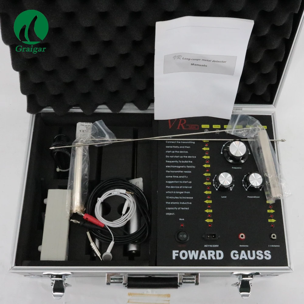 Новый VR3000 дальний подземный алмазный металлоискатель Gold Treasure Hunter Diamond Silver Aluminum Lead