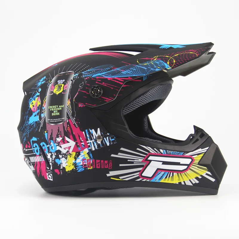 Детские мотоциклетные шлемы высокого качества для мальчиков и девочек, защитные велосипедные шлемы для мотокросса и спуска MTV DH, защитные шлемы для детей в горошек - Цвет: Matte Black 6