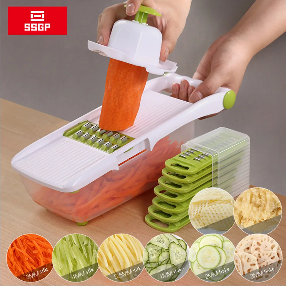 Многофункциональная овощерезка Mandoline Slicer Терка для картофеля оборудование