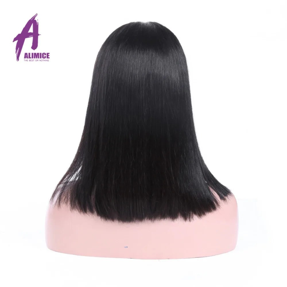 Alimice Brazilian Straight Lace Front Human Hair Wigs Human Hair Lace Front Wigs For Black Women 8-26inch 130% 150% 180% Density (4)