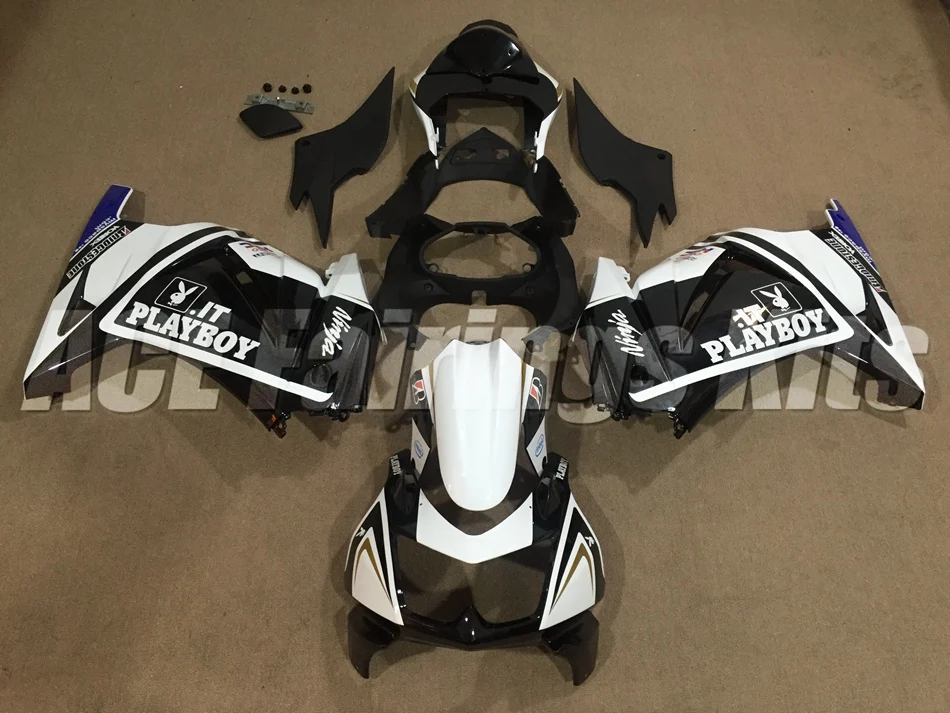 

New Injection mold ABS Fairing kit for Kawasaki ninja250 2008-2014 EX250 250 2008 09 10 11 12 13 14 fairings cool white black