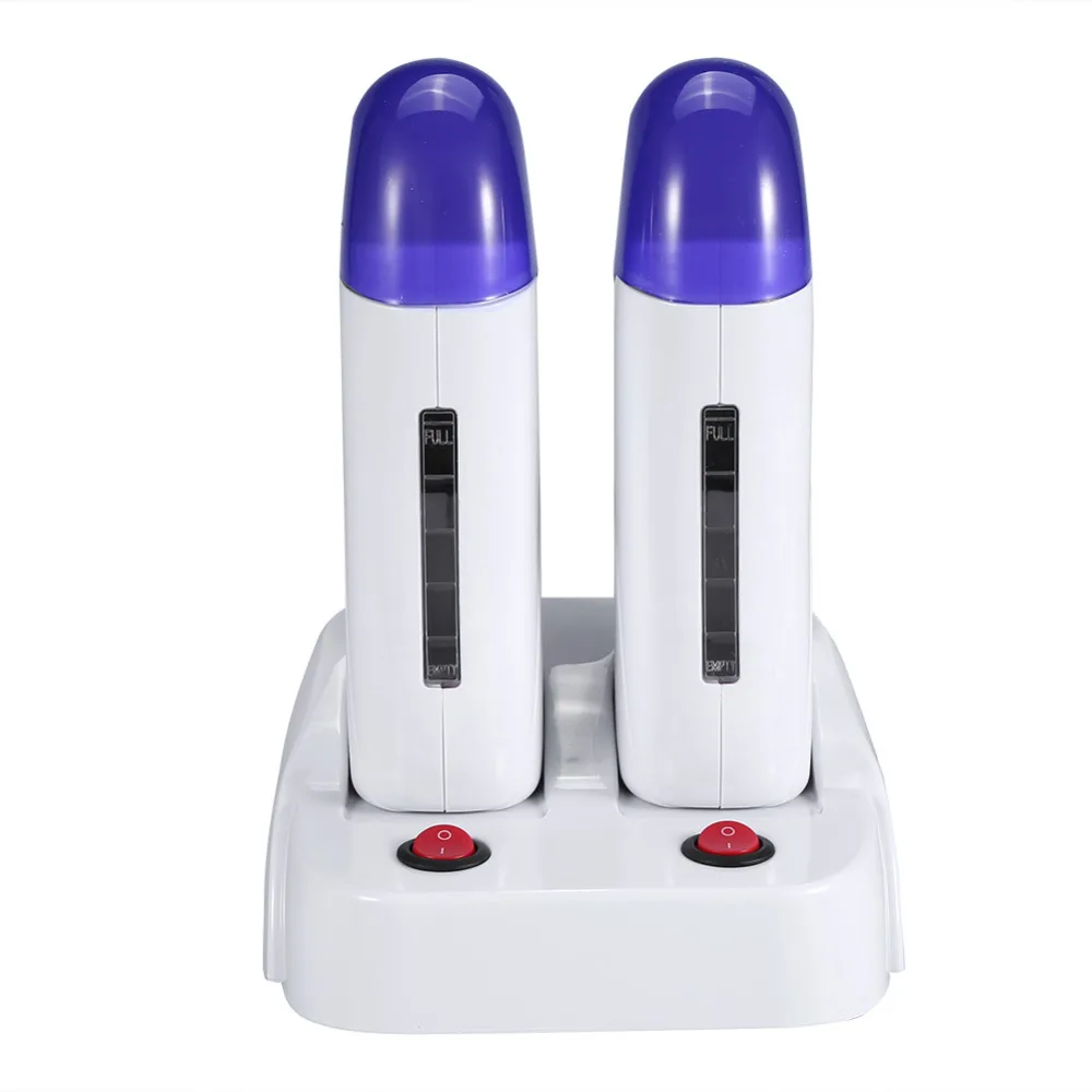 Buy EU Plug Double Wax Heater Roll On Waxing Cartridge