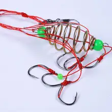 2 шт 6 в 1 бомба взрыв рыболовный крючок с зазубринами крючки прочный взрывоопасный рыболовный крючок 7 Размер заточенный снасти морской пресноводный