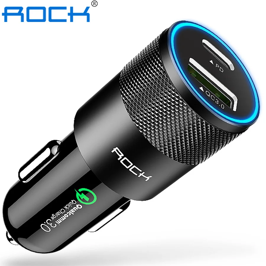 

H5 PD QC3.0 fast charge car charger Dual Charging Protocol Quick Charge 36W power quick Charging Voltage Monitoring For iPhon