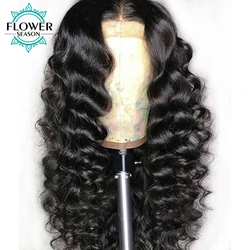 Bouncy Curly Lace Front Wigs Human Hair With Baby Hair 13x6 Lace Frontal Brazilian Remy Hair Wig Preplucked Bleached Knots 130% Bouncy Curly Lace Front Wigs Human Hair With Baby Hair 13x6 Lace Frontal Brazilian Remy Hair Wig Preplucked Bleached Knots 130%