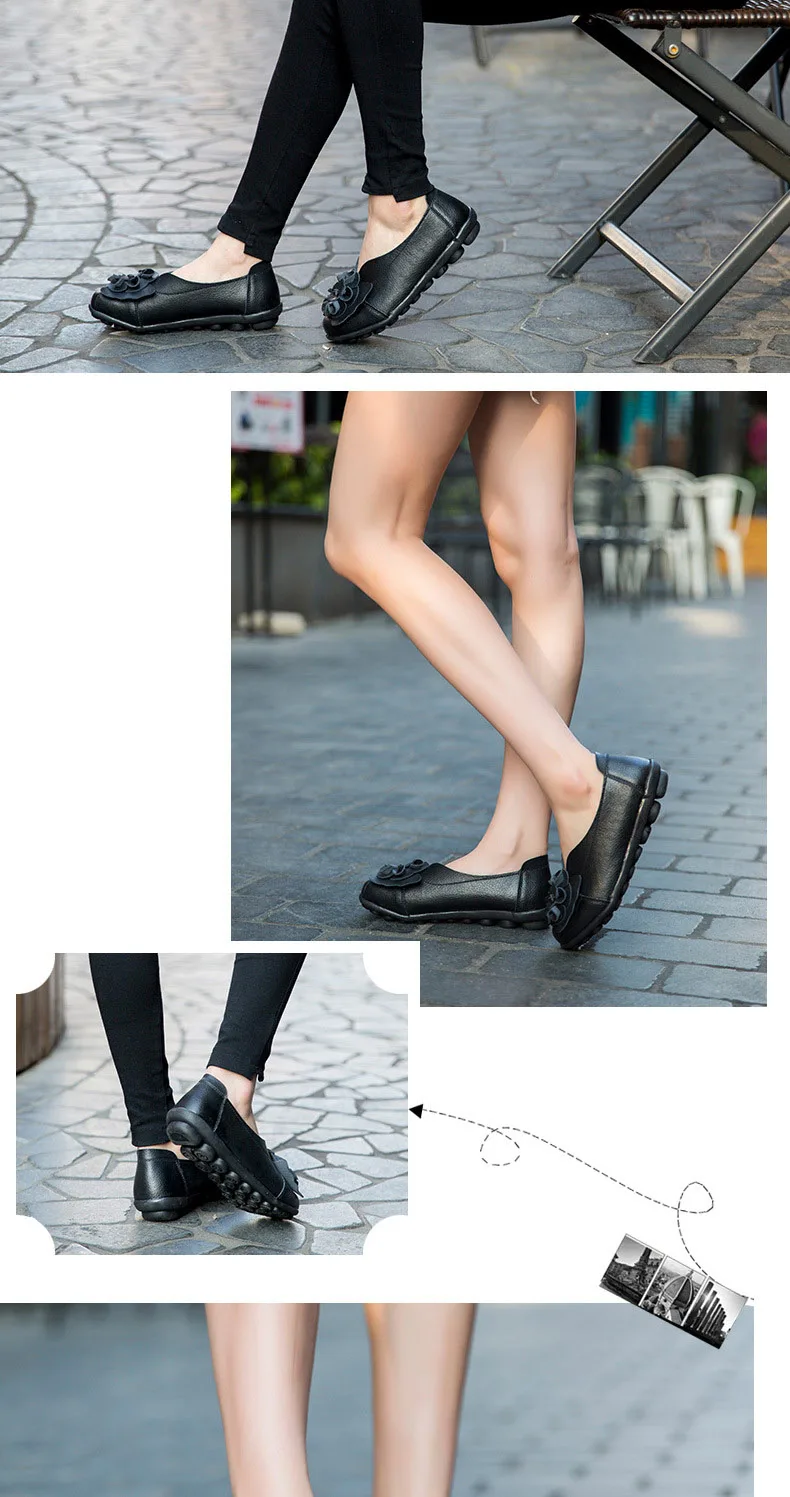 Большие размеры 35-44, г. Летняя женская обувь на плоской подошве женская обувь из натуральной кожи на плоской подошве женские Балетки без шнуровки с вырезами, лоферы на плоской подошве