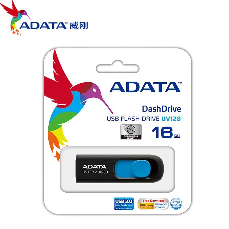 Абсолютно Новая высокоскоростная карта памяти ADATA UV128 флеш накопитель USB 3 0