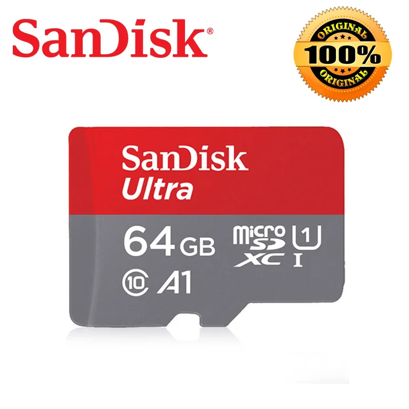 Sandisk Ultra class 10 micro sd карта флэш-памяти micro sd 16 Гб карта micro sd 16 ГБ 32 ГБ 64 Гб 128 ГБ - Емкость: 64 ГБ