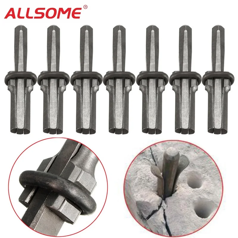 ALSLOME 7 шт. новый каменный разветвитель 9/16 дюйма металлическая заглушка