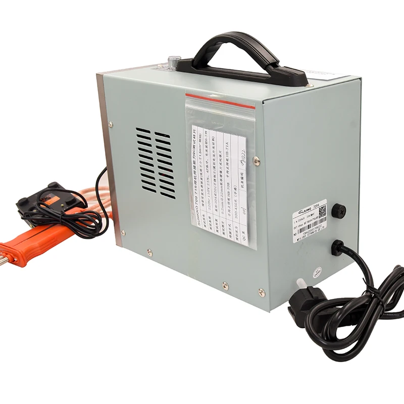Sunkko 709A 2 in 1 1.9kw LED Pulse Battery Spot Welder Machine Kit Spot Welding with Soldering Iron for 18650 16430 14500 Back