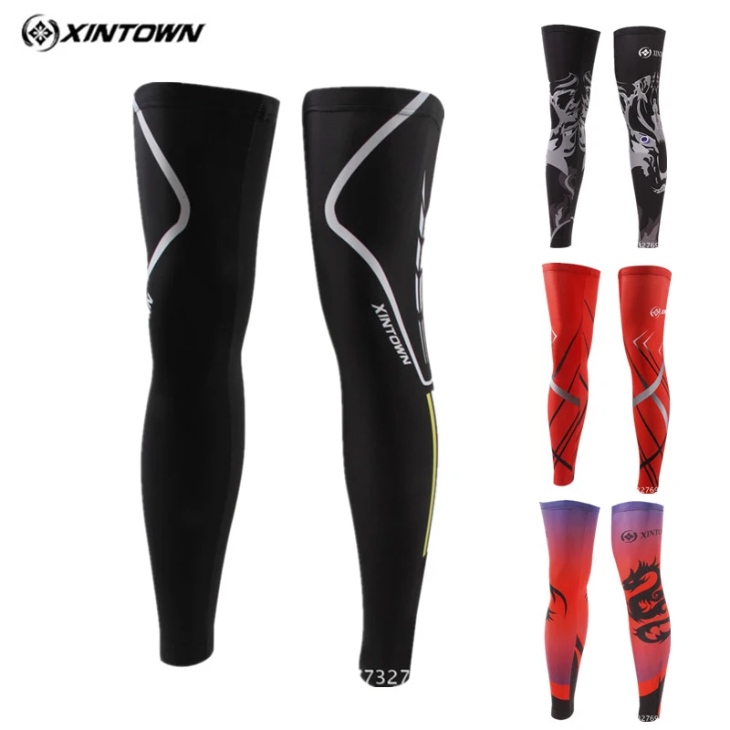 

Xintown Anti-slip Leg Warmers Cycling Protect knee warmer Outdoor Sport MTB Bike Bicycle Leggins Windproof Cycling Socks