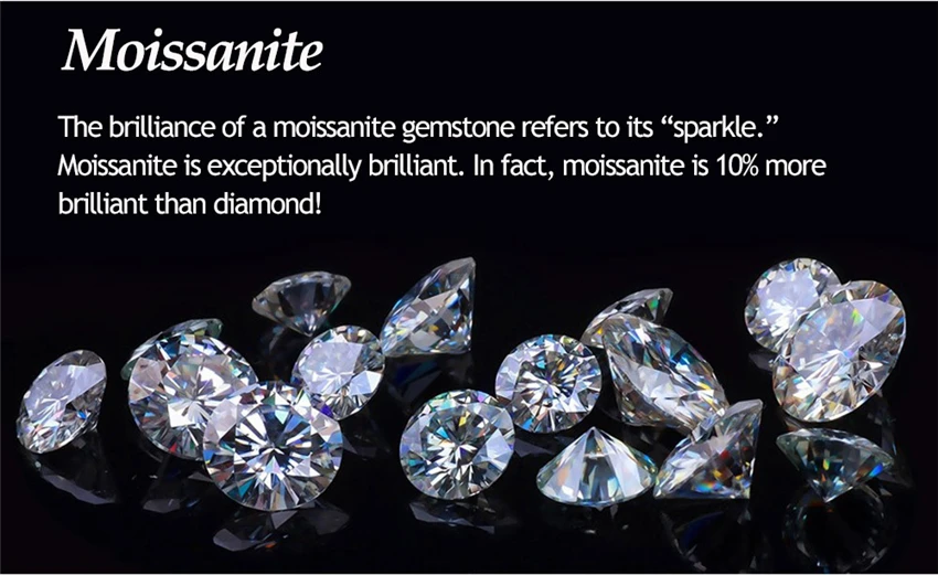 F Color 6.5mm Heart Moissanite Diamond Test Real With Certificate Genuine Lose Gemstone