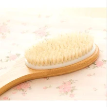 Новое поступление Natryal щетка для ванны из натуральной щетины скраб для тела массаж Woodn Ручка душа кожи Отшелушивание спины аксессуары для ванной