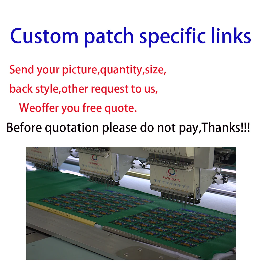 

Personalized patch custom payment link