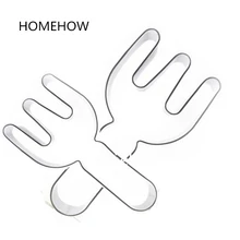 Homehow бренд 1 шт. столовая вилка форма для печенья для выпечки фонданта инструменты для украшения в форме вилки нож для бисквита инструменты для приготовления пищи