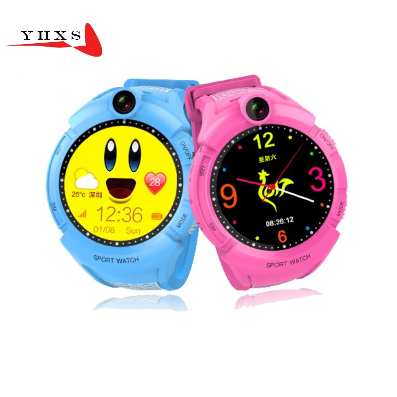 1 22 Touch Round Screen Smart Location Finder Device GPS Tracker Watch for Baby Kids Anti