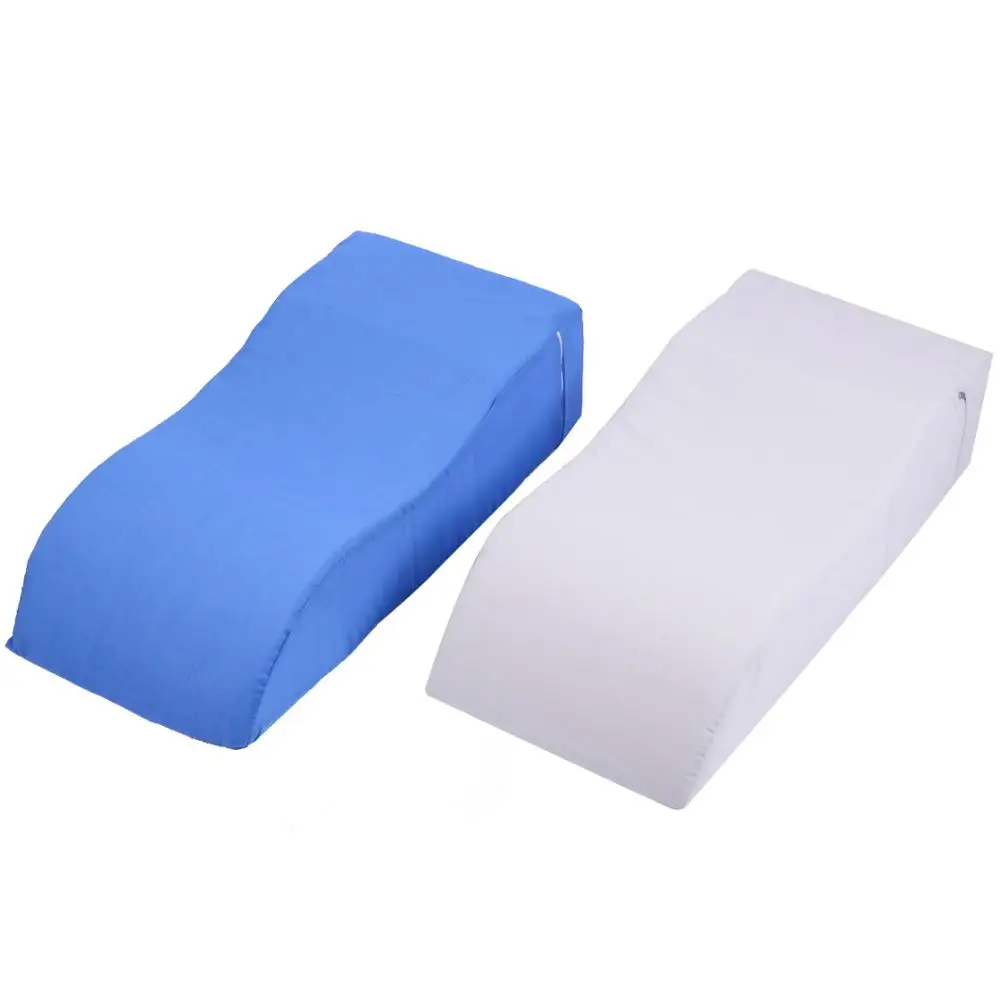 1pc S Shape Sponge Leg Raiser Washable Cover Foot Rest Support Pillow