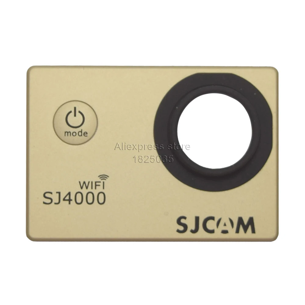 SJCAM SJ4000 Wifi части пластиковый материал Передняя панель чехол для SJ 4000 Wifi новая версия Спортивная экшн видеокамера - Цвет: Золотой цвет