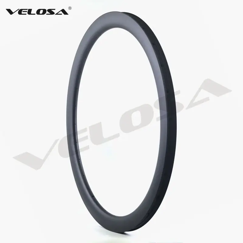 

Velosa CX45 road disc brake/cyclocross/Gravel carbon rim,hookless tubeless ready,45mm clincher/tubular 29mm wide cyclocross rim