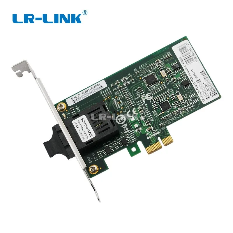 LR-LINK LREC9020PF PCIe 100FX LC Connector Multi-mode fiber optic NIC card (RTL8105E Based)