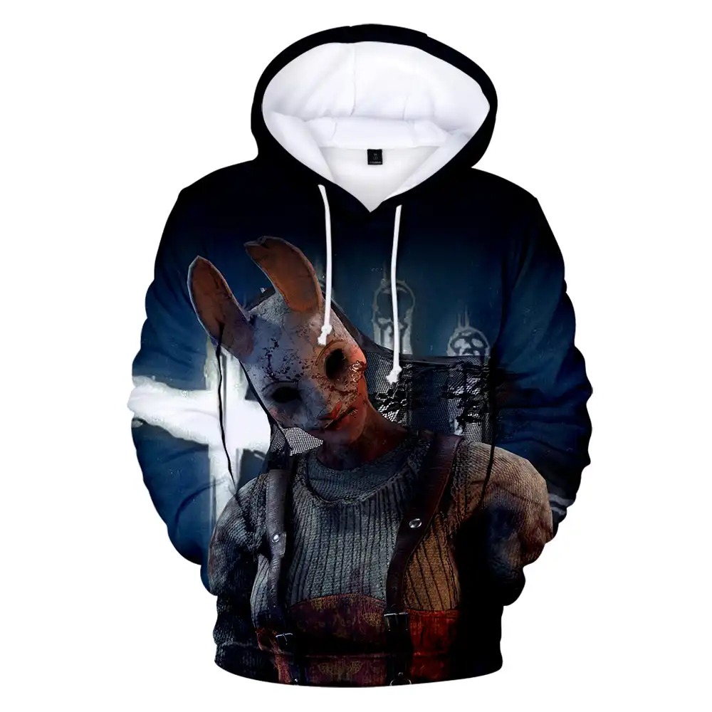 Мужская толстовка с капюшоном Aikooki и принтом героев из игры Dead by Daylight|Толстовки