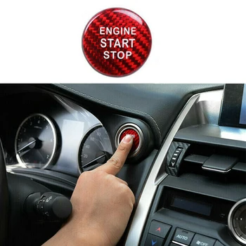 

Red Engine Button Cover Carbon Fiber For LEXUS IS250/350/200T Decoration Parts